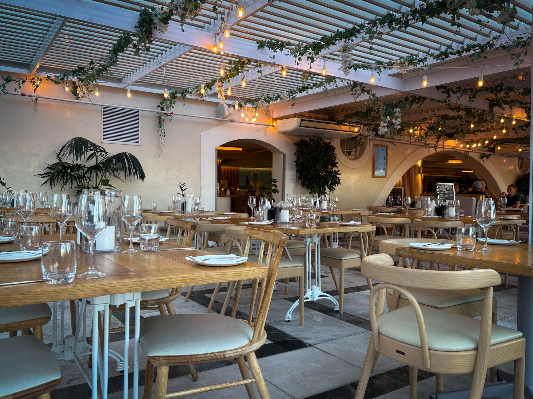 Restaurant dining room interior